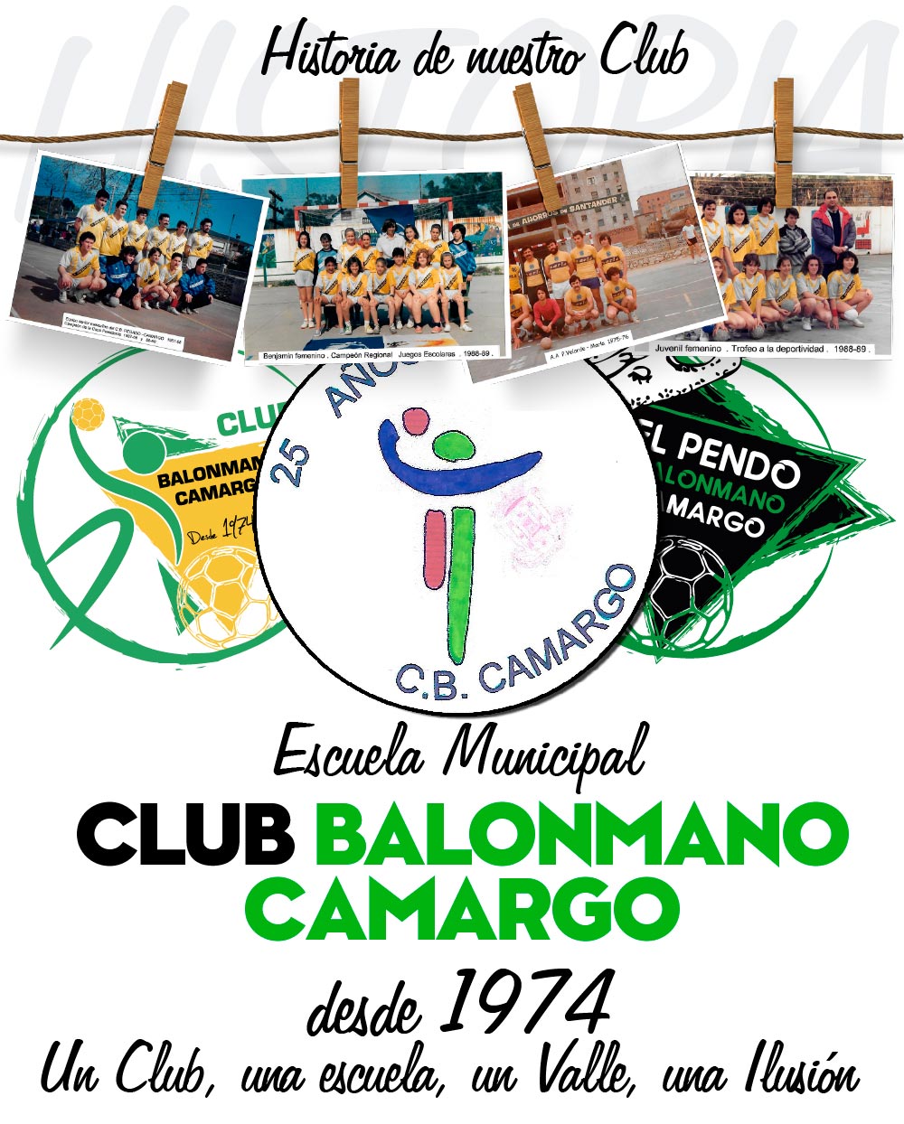Historia del Club Balonmano Camargo.