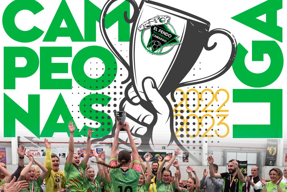 Campeonas de Liga de balonmano 2022 / 2023. Las Lobas triunfaron en la final.